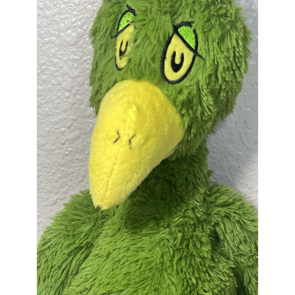 Dr Seuss Hooey Parrot Plush 15" Kohl's Cares Green Bird Stuffed Animal